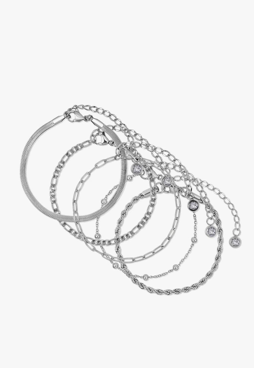 Mix Pulseiras Prata