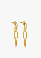 Brinco Pendente Banhado Ouro 18k