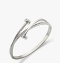 Bracelete Prego Zircônia Prata