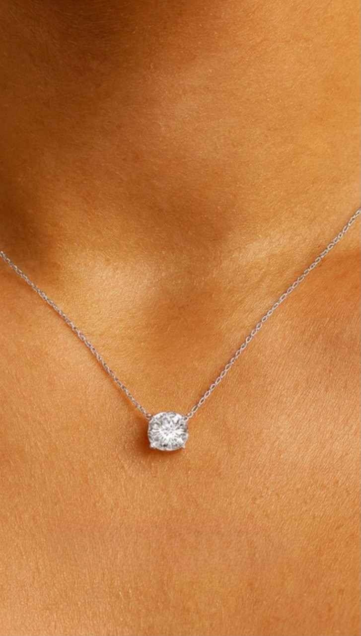 Colar Moissanite 6mm