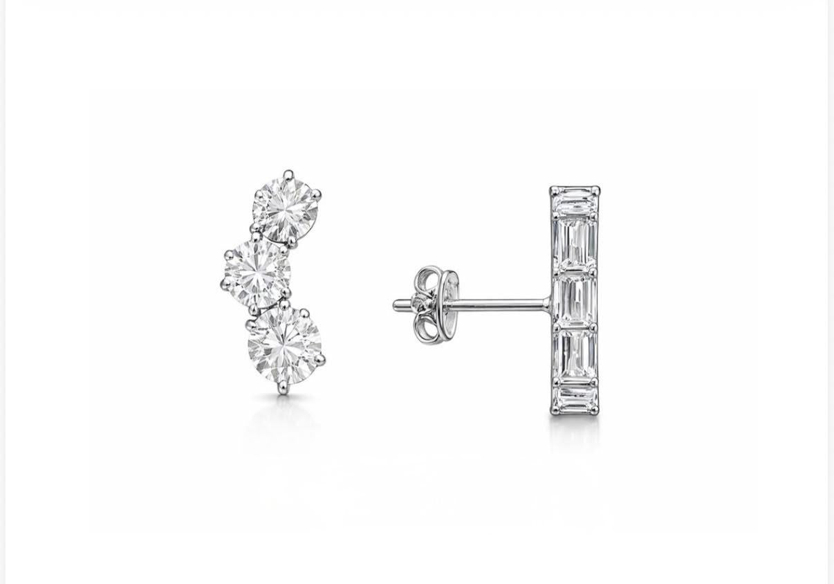 Trio Moissanite