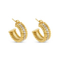 Brinco de Argola Date Banhado em Ouro 18K