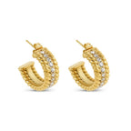 Brinco de Argola Date Banhado em Ouro 18K