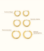 Brinco Trio de Argolas - Detalhe 3